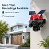 Cybernautt X18I 18MP Triple-Lens 4G Solar Security Camera | 6MP+6MP+6MP | 12000mAh Battery | Color Night Vision | Two-Way Audio | 355° Pan 90° Tilt | IP66 Outdoor CCTV Camera | All Lens Operated with Mobile App