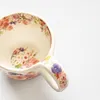 Heem Decor | Blush Bouquet Loop Bowl | French Floral Ceramic Soup Bowl