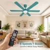 XUGA Zephyr F1T 32W 5 Star 320rpm Copper Motor Green Finish BLDC 6 Blade Ceiling Fan with Remote & Copper Motor, Sweep: 1200 mm | 5 years Warranty