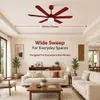 XUGA Zephyr F1R 32W 5 Star 320rpm Copper Motor Red Finish BLDC 6 Blade Ceiling Fan with Remote & Copper Motor, Sweep: 1200 mm | 5 years Warranty
