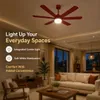 XUGA Zephyr F1R 32W 5 Star 320rpm Copper Motor Red Finish BLDC 6 Blade Ceiling Fan with Remote & Copper Motor, Sweep: 1200 mm | 5 years Warranty