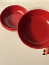 Heem Decor | Cherry Everyday | Red Ceramic Pasta & Salad Bowl