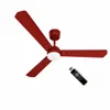 XUGA Celeste F2R 28W 5 Star 380rpm 3 Blade Red Finish BLDC Ceiling Fan with Remote, Sweep: 1200 mm , Copper Motor , 5 Years Warranty