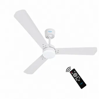 XUGA Celeste F2F 28W 5 Star 380rpm 3 Blade  White Finish BLDC Ceiling Fan with Remote, Sweep: 1200 mm , Copper Motor , 5 Years Warranty