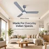 XUGA Celeste F2G 28W 5 Star 380rpm 3 Blade GreY Finish BLDC Ceiling Fan with Remote, Sweep: 1200 mm , Copper Motor , 5 Years Warranty