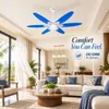 XUGA Velor F11H-D BLDC Ceiling Fan for Home | 1200mm Sweep | 320 RPM High Speed | 210 CMM Air Delivery | Remote Control with 6+Boost Speeds | 32W Energy Saving Motor | Silent Operation | 5 Year Warranty | Dual-Tone