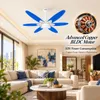 XUGA Velor F11H-D BLDC Ceiling Fan for Home | 1200mm Sweep | 320 RPM High Speed | 210 CMM Air Delivery | Remote Control with 6+Boost Speeds | 32W Energy Saving Motor | Silent Operation | 5 Year Warranty | Dual-Tone