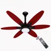 XUGA Velor F11R BLDC Ceiling Fan for Home | 1200mm Sweep | 320 RPM High Speed | 210 CMM Air Delivery | Remote Control with 6+Boost Speeds | 32W Energy Saving Motor | Silent Operation | 5 Year Warranty | Red