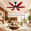 XUGA Velor F11R BLDC Ceiling Fan for Home | 1200mm Sweep | 320 RPM High Speed | 210 CMM Air Delivery | Remote Control with 6+Boost Speeds | 32W Energy Saving Motor | Silent Operation | 5 Year Warranty | Red
