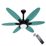 XUGA Velor F11T BLDC Ceiling Fan for Home | 1200mm Sweep | 320 RPM High Speed | 210 CMM Air Delivery | Remote Control with 6+Boost Speeds | 32W Energy Saving Motor | Silent Operation | 5 Year Warranty | Green