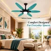 XUGA Velor F11T BLDC Ceiling Fan for Home | 1200mm Sweep | 320 RPM High Speed | 210 CMM Air Delivery | Remote Control with 6+Boost Speeds | 32W Energy Saving Motor | Silent Operation | 5 Year Warranty | Green