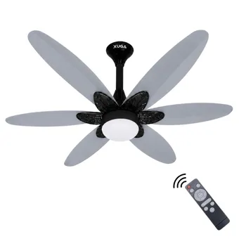 XUGA Velor F11G BLDC Ceiling Fan for Home | 1200mm Sweep | 320 RPM High Speed | 210 CMM Air Delivery | Remote Control with 6+Boost Speeds | 32W Energy Saving Motor | Silent Operation | 5 Year Warranty | Grey