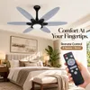 XUGA Velor F11G BLDC Ceiling Fan for Home | 1200mm Sweep | 320 RPM High Speed | 210 CMM Air Delivery | Remote Control with 6+Boost Speeds | 32W Energy Saving Motor | Silent Operation | 5 Year Warranty | Grey