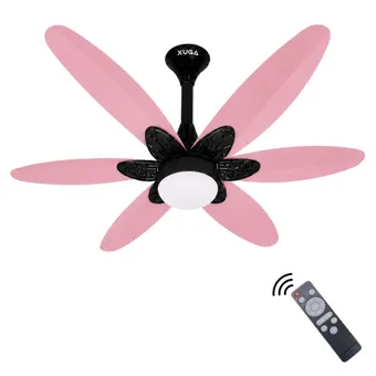 XUGA Velor F11L BLDC Ceiling Fan for Home | 1200mm Sweep | 320 RPM High Speed | 210 CMM Air Delivery | Remote Control with 6+Boost Speeds | 32W Energy Saving Motor | Silent Operation | 5 Year Warranty | Pink