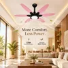 XUGA Velor F11L BLDC Ceiling Fan for Home | 1200mm Sweep | 320 RPM High Speed | 210 CMM Air Delivery | Remote Control with 6+Boost Speeds | 32W Energy Saving Motor | Silent Operation | 5 Year Warranty | Pink