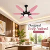 XUGA Velor F11L BLDC Ceiling Fan for Home | 1200mm Sweep | 320 RPM High Speed | 210 CMM Air Delivery | Remote Control with 6+Boost Speeds | 32W Energy Saving Motor | Silent Operation | 5 Year Warranty | Pink
