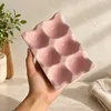 Heem Decor | Pink Egg Tray | 6 Egg Ceramic Holder