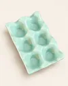 Heem Decor | Mint Green Egg Tray | 6 Egg Ceramic Holder