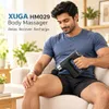 XUGA HM029 Body Massager for Men & Women | Rechargeable Massage Gun with 4 Massage Heads | Up to 3300 RPM | 18W Power | 1200mAh Battery | Portable Muscle Relaxation Massager for Shoulder, Back, Arms & Legs