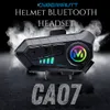 Cybernautt CA07 Motorcycle Bluetooth Headset | Bluetooth 5.3 Intercom/Communication Device | 1000mAh Battery | IPX6 Waterproof | Wireless Helmet Audio System for Motorcycle Riding