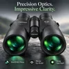 Cybernautt AVIS 20x52 High-Power Binoculars | BAK4 Prism | FMC Multi-Layer Coated Lenses | Central Focus | 52mm Objective Lens | 15mm Eye Relief | Binoculars for Birdwatching, Travel & Outdoor Viewing