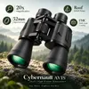 Cybernautt AVIS 20x52 High-Power Binoculars | BAK4 Prism | FMC Multi-Layer Coated Lenses | Central Focus | 52mm Objective Lens | 15mm Eye Relief | Binoculars for Birdwatching, Travel & Outdoor Viewing