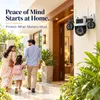 Cybernautt K9R 9MP Triple Lens 4G SIM PTZ Security Camera for Home & Outdoor | 3MP+3MP+3MP | 355° Pan & 90° Tilt | Full Color Night Vision | Human Motion Detection | Two-Way Audio | Up to 128GB Storage