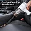 XUGA Y800-1010 Powerful Car Vacuum Cleaner | 4500PA Suction | 100W Power | DC 12V | 8A Rated Current | Handheld Car Vacuum with Crevice Nozzle, Brush & Flexible Hose for Seats, Mats & Boot Cleaning