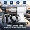 XUGA Y800-1010 Powerful Car Vacuum Cleaner | 4500PA Suction | 100W Power | DC 12V | 8A Rated Current | Handheld Car Vacuum with Crevice Nozzle, Brush & Flexible Hose for Seats, Mats & Boot Cleaning