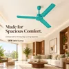 XUGA Neo F4T,  28W, 5 Star, 380rpm,3 Blade, Smoky Brown BLDC Ceiling Fan with Remote, Sweep: 1200 mm, Copper Motor, 5 Years Warranty, Teal Finish