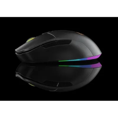 Cosmic Byte Hyperion Wireless + Wired Dual Mode Gaming Mouse, Rechargeable, Pixart 3325 Sensor, RGB LED, Software, Upto 10000 DPI (Black)