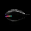 Cosmic Byte Orcus RGB Honeycomb Gaming Mouse with Software, Ultra Lightweight 74Grams, Braided Cable (Black)