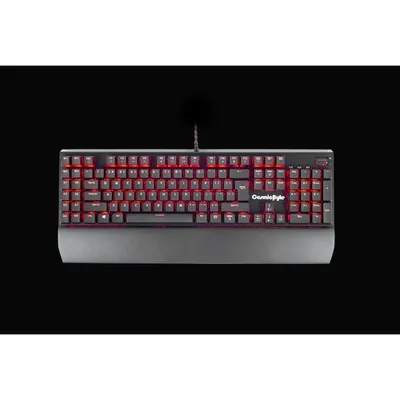 Cosmic Byte CB-GK-24 Equinox Alturas Per Key RGB Mechanical Keyboard with Outemu Blue Switches, Wrist Rest, Programmable Keys, Memory Keys (Black)