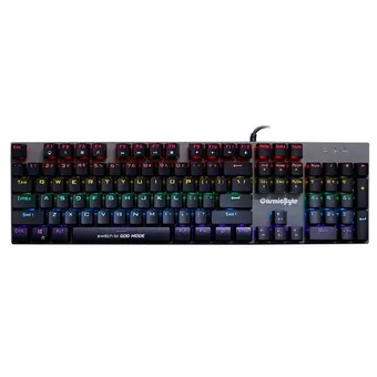 Cosmic Byte CB-GK-27 Vanth Mechanical Keyboard with Outemu Blue Switches and Rainbow LED (Black/Grey)