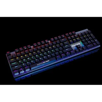 Cosmic Byte CB-GK-27 Vanth Mechanical Keyboard with Outemu Blue Switches and Rainbow LED (Black/Grey)