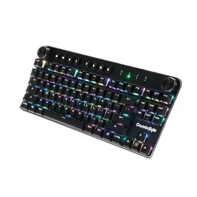 Cosmic Byte CB-GK-14 Sirius Bluetooth & Wired Mechanical Keyboard with Per Key RGB, Outemu Blue Switches (Black)