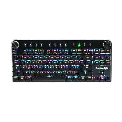 Cosmic Byte CB-GK-19 Sirius Bluetooth & Wired Mechanical Keyboard with Per Key RGB, Outemu Brown Switches (Black)
