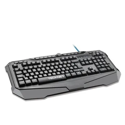 Tecknet X702 Gryphon Illuminated Programmable Gaming Keyboard (Black)