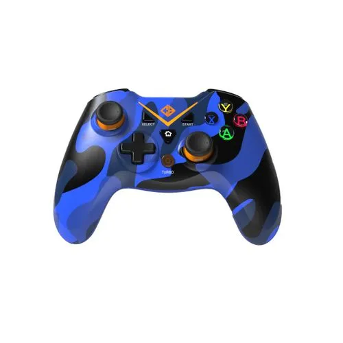 Cosmic Byte C3070W Nebula 2.4G Wireless Gamepad for PC supports Windows XP/7/8/10,11 (Camo Blue)