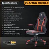 Cosmic Byte CB-GC-01 Flaming Royale Gaming Chair (Black/Red)