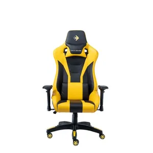 Cosmic Byte CB-GC-03 Cathedra Gaming Chair (Black/Yellow)