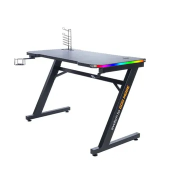 Cosmic Byte CB-CD-01 Warzone Computer Desk with RGB and Remote Control (Black)