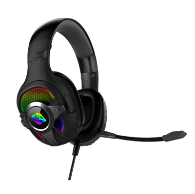 Cosmic Byte Oberon 7.1 RGB Gaming Headset with Dual Input- USB and 3.5mm Jack, Detachable Microphone, 90Ã‚Â° Rotatable Earcups (Black)