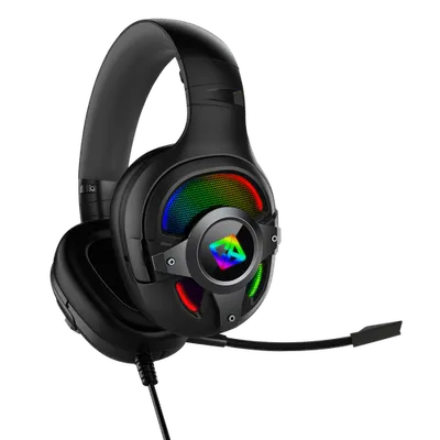 Cosmic Byte Oberon 7.1 RGB Gaming Headset with Dual Input- USB and 3.5mm Jack, Detachable Microphone, 90Ã‚Â° Rotatable Earcups (Black)