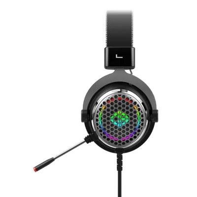 Cosmic Byte Equinox Ceres 7.1 Surround RGB USB Gaming Headset for PC, PS4, PS5 (Black/Silver)