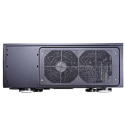 Silverstone Tek GD08B Aluminum Extended ATX/SSI-EEB Compatible/SSI-CEB HTPC Computer Case Cases - Black