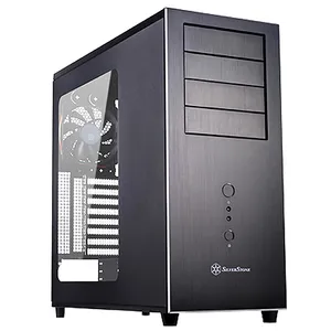 Silverstone Temjin TJ04-EW (SST-TJ04B-Evolution) Mid Tower Computer PC Case- Black