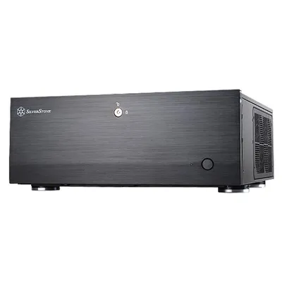 SilverStone Technology Home Theater Computer Case with Lockable Aluminum Front Panel for E-ATX/ATX/Micro-ATX Motherboards GD07B