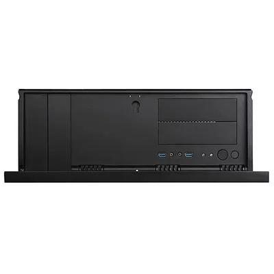 SilverStone Technology Home Theater Computer Case with Lockable Aluminum Front Panel for E-ATX/ATX/Micro-ATX Motherboards GD07B