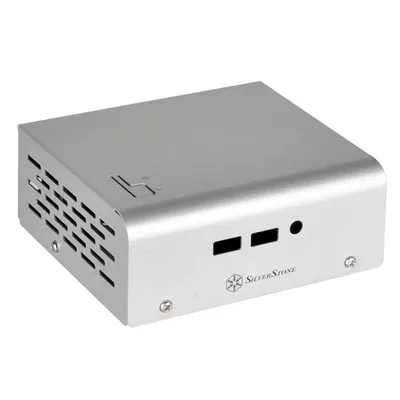 SilverStone Petite PT20 Broadwell NUC Case USB 3.0 ports | SECC steel | 125 mm x 50 mm x 110 mm (WxHxD) | 2.5-inch hard drive bay